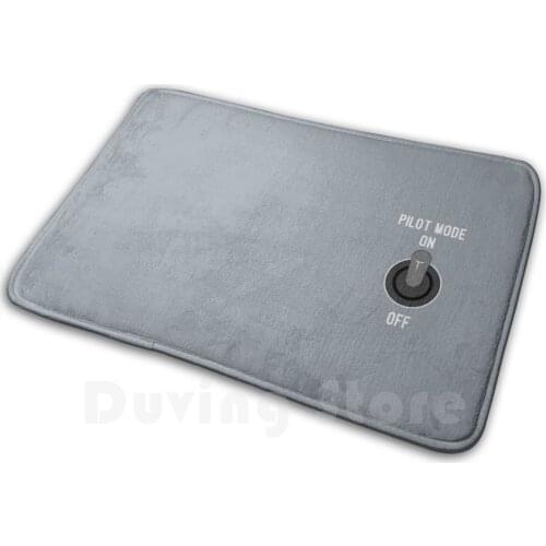 Cockpit Seatbelt Sign Switch-Pilot Mode Carpet Mat Rug Cushion Soft Avgeek Aviation Aviator Fly Flying Cockpit Switch