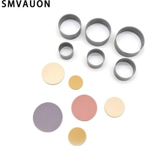 Circle shaped Blade shaped cutter DIY leather craft round small bell die cutting knife Hand punch tool mould 25mm-50mm