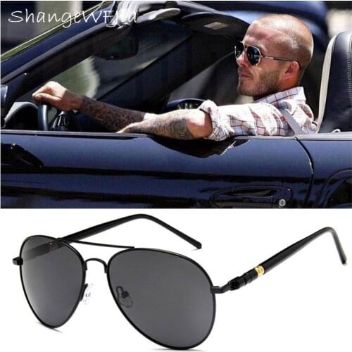 Classic Pilot Polarized Sunglasses Men Women Alloy Frame Brand Design Pilot Male Sun Glasses Driving oculos