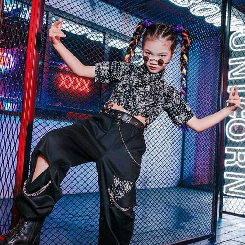 Rave Dancer Outfit Black Jazz Dancewear Cheerleader Uniform Stage Costume Designer Clothes Summer Teen Girls Clothing DL8016