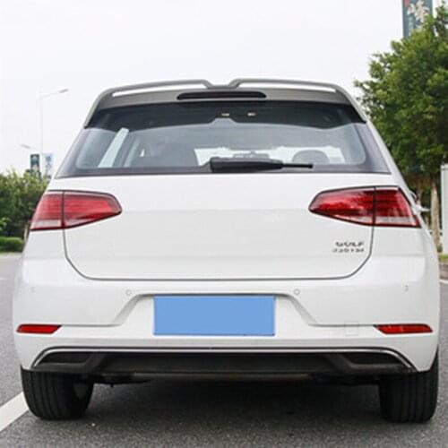 High quality ABS spoiler For Volkswagen Golf 7 MK7 2013-2017 primer or Carbon Fiber Decorative pattern rear wing Golf spoiler