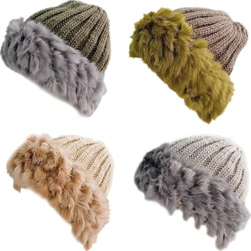 Women Girls French Style Faux Wool Plush Beret Cap Vintage Leopard Print Winter Warm Fashion Artist Painter Knitted Beanie Hat