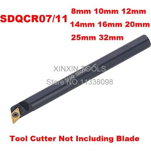 1PCS 8mm 10mm 12mm 14mm 16mm 20mm 25mm 32mm SDQCR07 SDQCR11 SDQCL07 SDQCL11 the Right/Left Hand CNC Turning Lathe tools