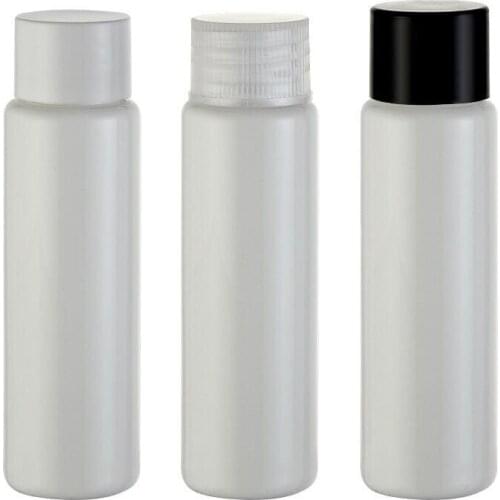 100 x 30ml High Qualty Clear PET Plastic Orifice Reducer Bottles with Screw Cap 30cc Empty Lotion Cosmetic Container