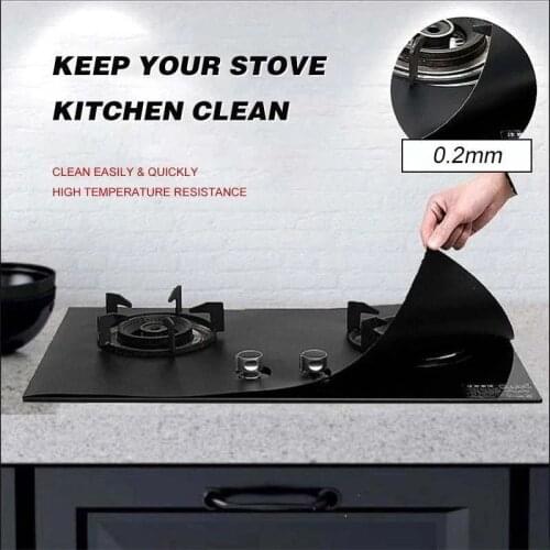 4PCS Stove Protector Cover Liner Gas Stove Protector Gas Stove Stovetop Burner Protector Kitchen Accessories Dropshipping