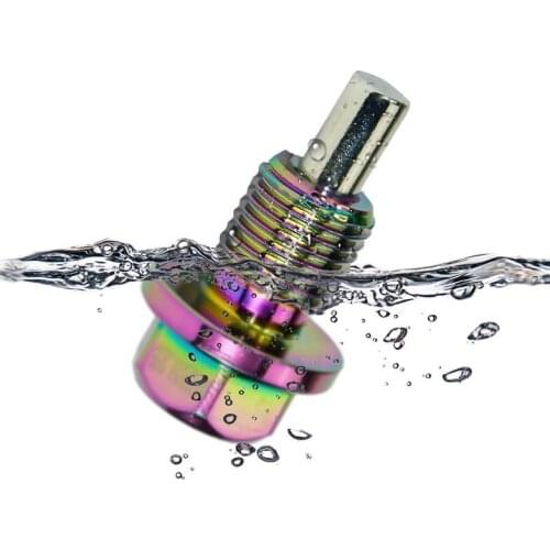 8 colors - M12x1.5 M12x1.25 M14x1.5 Magnetic Oil Drain Plug &Oil Drain Sump Nut (A lot of colors available) ODP12125/1215/1415