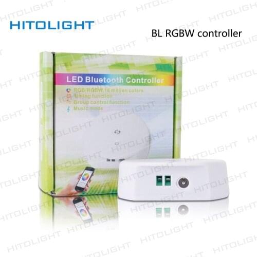 DC12-24V RGB/RGBW Bluetooth Controller for LED 5050 RGBW Strip by smart Phone IOS Android APP Control