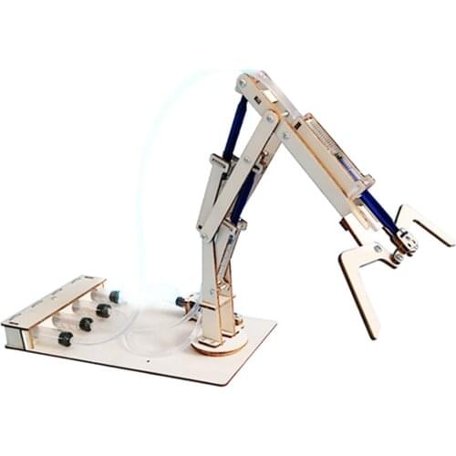 Hydraulic Mechanical Arm DIY Model Construction Toy Children Make Invention Science Education Model Toy Birthday Gift Toy