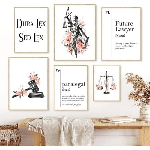 Lawyers Prayer St.Thomas More Quote Art Canvas Print Law Office Decor Painting Lawyer Law School Graduation Attorney Gift Poster