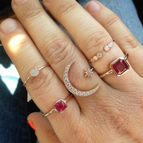 IG Rings With Crystals