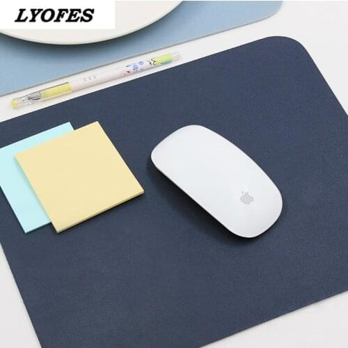 Waterproof Non-Slip Scratch-Resistant Desktop Mouse Pad PU Simple And Colorful For Notebook Desktop Computer Mouse Pad