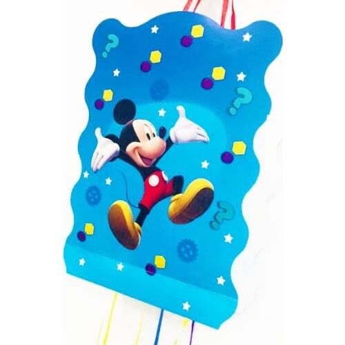 1pc/set Micky Mouse Folding Pinata Kids Birthday Party Game Decoration Funny Boys Birthday Party Supplies Micky Mouse Pinata