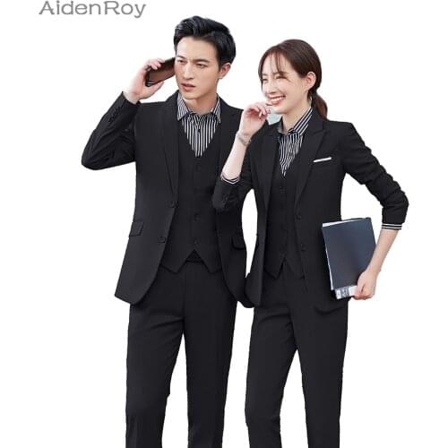 2021 Spring and Autumn Men Pants Suit Business Formal Casual Classic Suit 2 pieces Set Slim Large Size Single Breasted Blazer