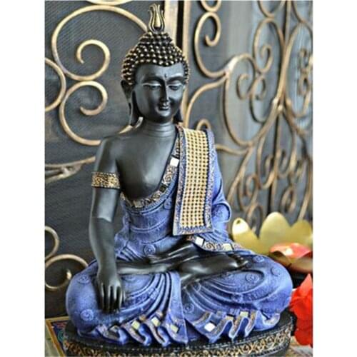 Religion Buddha Printed Fabric 11CT Cross-Stitch Embroidery Complete Kit DMC Threads Handiwork Sewing Needlework Magic