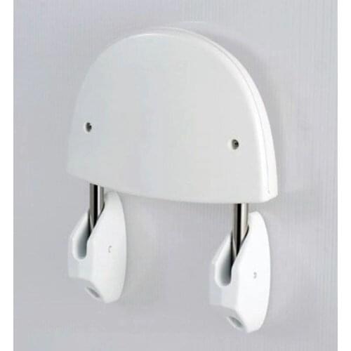 Bathtub Seat Wall Mounted Collapsible White Disabled Bath Seat Bathroom Elderly Seat Bath Stool 35x25 cm. Bath Chair