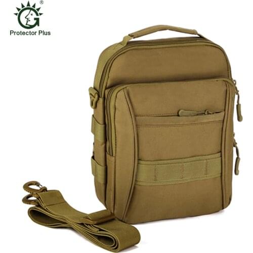 Tactical Hunting Bag Men Nylon Travel Hiking Riding Messenger Shoulder Bag Outdoor Waterproof Military Bag for iPad mini Bag