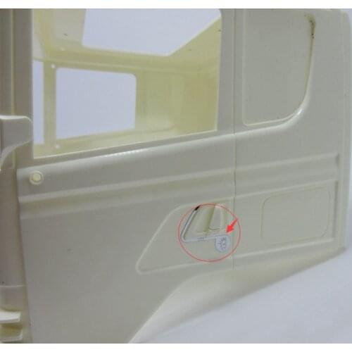 Tamiya scania truck doorknob roundness decorative metal sticker/decals for 1/14 scale rc actros r620 56323 r730 r470 trailer