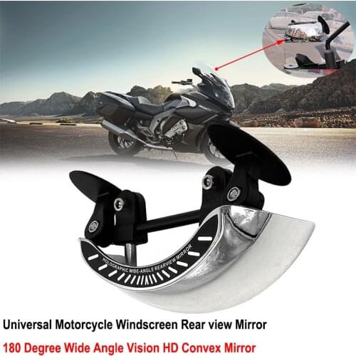 For BMW R1200RT K1600GT R1200RS KTM Duke 390 Universal Motorcycle 180 Degree Safety Rearview Mirror Give Full Rear View mirrors