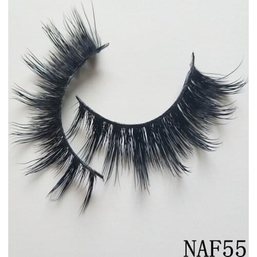 IN USA Eyelashes 3D Mink Lashes Luxury Hand Made Mink Eyelashes Medium Volume Cruelty Free Mink False Eyelashes Upper Lashes