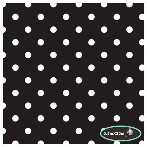 High quality polka dots car decor hydrographic film water hydro transfer printing film 0.5mx20m.HFJ046 pva film