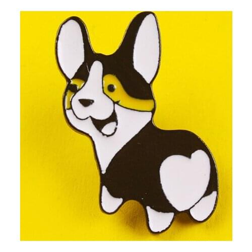 Funny Cartoon Dog Sloth Paired Jewelry Metal Badges On Anime Backpack Icon Accessories Lapel Pins On Clothes Jeans Jacket Stripe