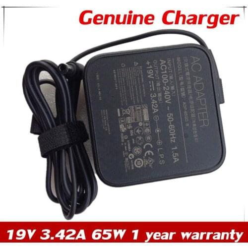 65W 19V 3.42A Genuine Adapter Power Charger For ASUS ADP-65DW A PA-1650-78 PA-1650-93 EXA1203Y PA-1650-78 EXA1208UH AD887320