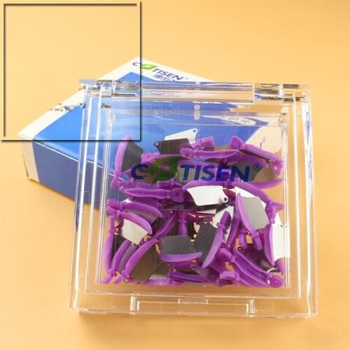 1box Dental prime teeth interproximal plastic wedge with protection dental steel matrix