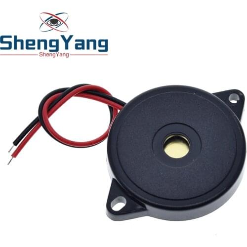 1PCS 30X5.5MM Enclosed Piezo Passive Buzzer Element W/Wires AT3040