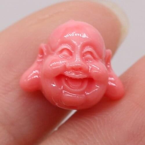 2021 New Red Coral Through Hole Loose Bead Maitreya DIY Necklace Bracelet Earring Jewelry Bead Gift Making for Woman and Man