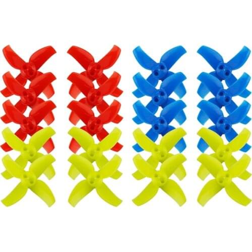 LDARC 10 Pairs of 1545 1540 / 1.0 / 1.5 Hole 40mm Lightweight Propeller CW CCW 4-Vane Blade for Mobula7 Beta75 Inductrix Blade