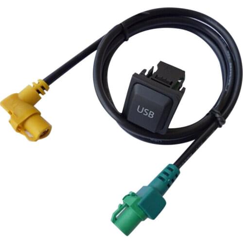 RCD510 RNS510 RNS315 RCD310 RCD300 Car AUX USB Adapter Audio Cable Switch Plug for Passat CC Golf POLO