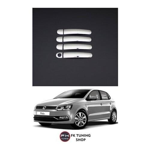 Volkswagen Polo Chrome Door Handle 2009 2010 2011 2012 2013 2014 2015 2016 2017 2018 2019 2020 Stainless Steel 4 Door Auto Car