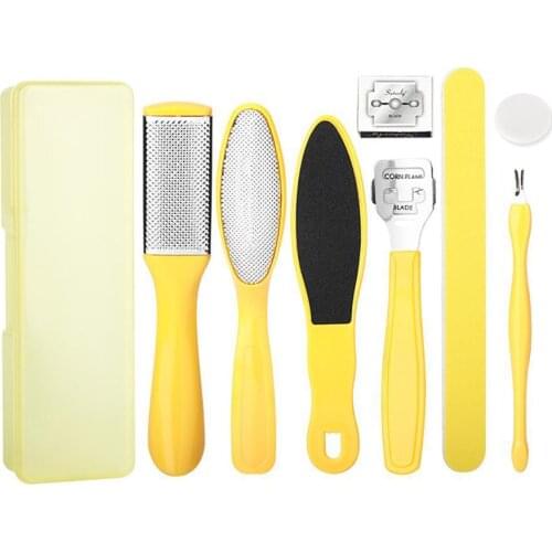 11Pcs/Set Pedicure Tools Professional Remove Dead Skin Calluses Cleaner Rasp Tool File Care Horny Product Foot Kit For Heel I5Y5