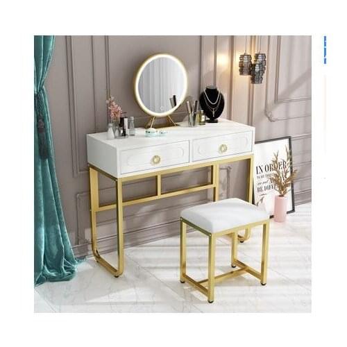 Nordic small family dresser net red ins wind bedroom simple modern dresser light luxury storage cabinet integrated table