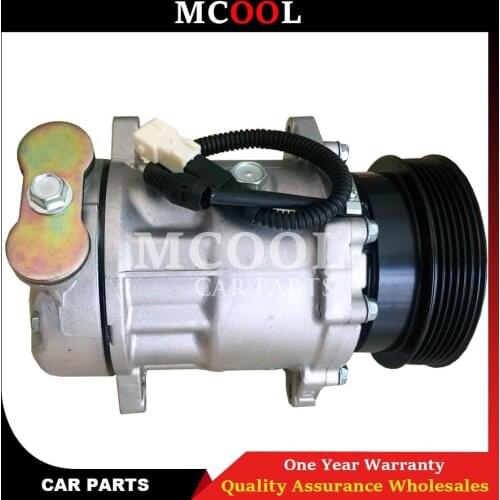 New AC Compressor For Citroen C5 C8 3.0 2.0i Peugeot 406 607 1.8 Compressor AC 6453AX 6453GP 6453Z4 9630014080 7700861150B