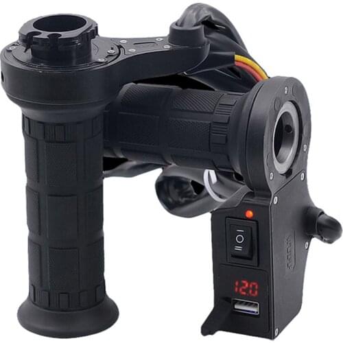 Motorcycle 12V Electric Hot Heated Hand Grips Handlbar MTB Bicycle Motorbike Handle Bar Protector Accessories