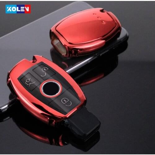 Soft TPU Car Remote Key Cover Case For Mercedes Benz W124 W176 W202 W203 W204 W205 W210 W211 W212 Car Smart Key Accessories Fob