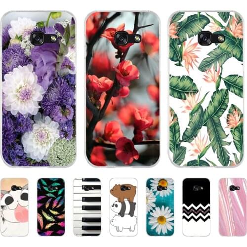 Soft Case For Silicone Back Cover For Cute Phone Cases Cover Bumper for Samsung Galaxy A3 A5 2015 2016 2017 A6 Plus 2018 case