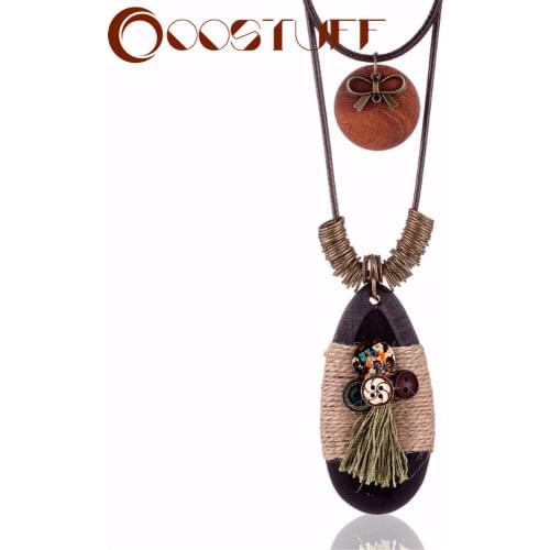 Fashion Boho Jewelry Gifts Choker Initial Long Chain Gothic Statement Decoration Vintgae Pendant Suspension Necklace for Women