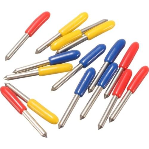 New High Quality Aluminum Roland Holder Vinyl Cutter Plotter + 15pcs Tungsten Steel Blade Cutter Holder Diameter: 12mm