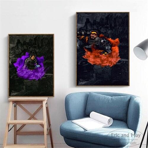 Apex Legends New Legend Figures Poster And Print Canvas Art Decorative Wall Picture For Bedroom Home Decor Unframed Painting