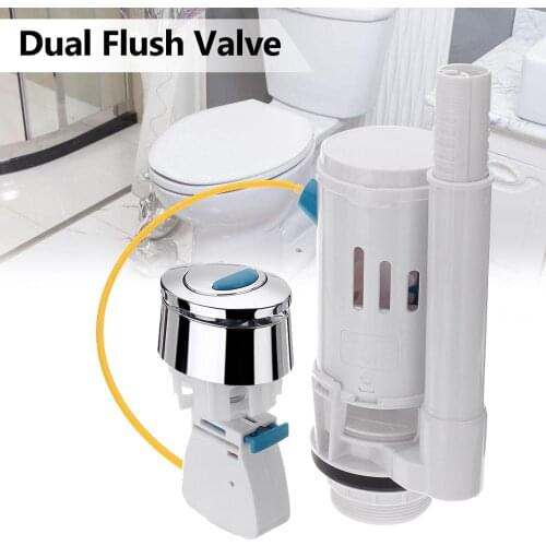 Split 27cm Line Cable Universal Seats Toilet Connected Water Tank Dual Flush Fill Drain Valves Flush Push Button Water Tank Par