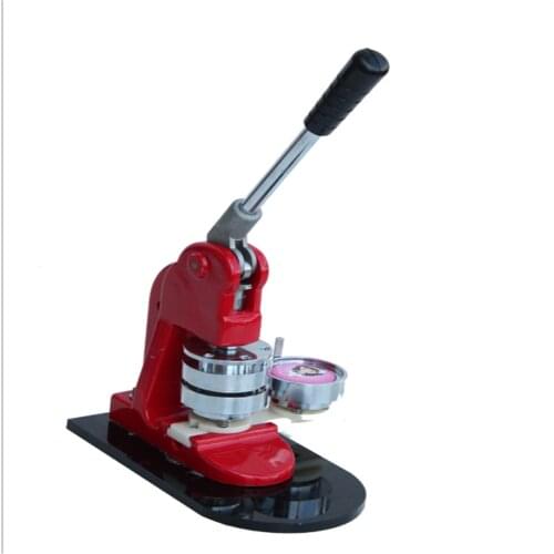 Button maker 1pc 5.8cm Badge Punch Press Maker Machine With 1000 Circle Button Parts+Circle Cutter Badge Makers