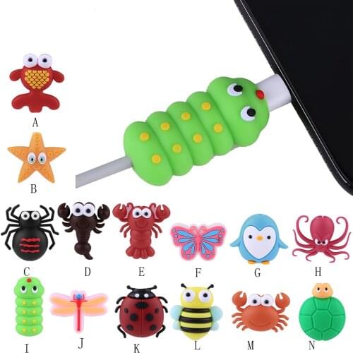 Cable Line Bite For iphone Cord Animal Accessory Protects Cute Protector Data Cable Protective Sleeve Cable Winder Practical Acc