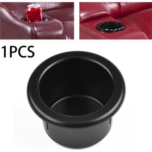 Car Plastic Black Cup Water Drink Holder Car Interior Cup Holder Recessed For Auto RV Car Marine Boat Trailer