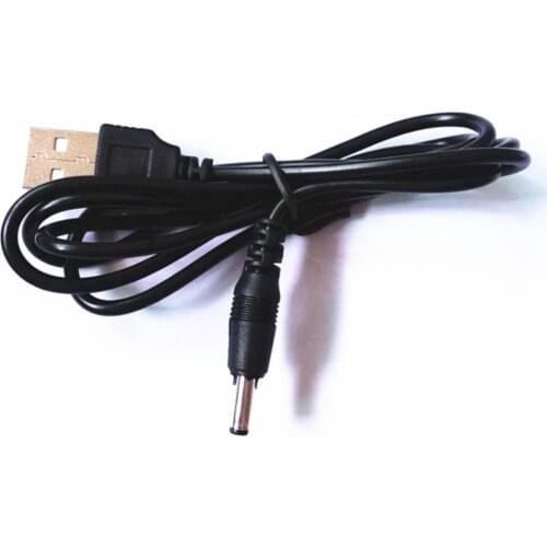 DHL Freeshipping 200pcs/lot 1m Long 3.5mm USB Cable/wire for Digital meridian fields tens ems slimming therapy Massager