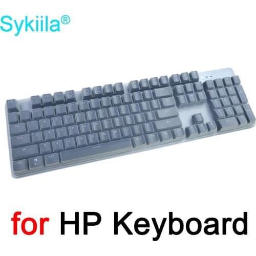 Keyboard Cover for HP K300 K500 G500 K10C K10G KG10 OMEN 1100 Mechanical Gaming for Cherry 104 Clear Transparent Silicone TPU