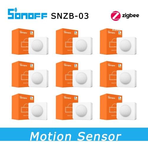 SONOFF SNZB 03 Zigbee Motion Sensor Human Body Sensor, Zigbee PIR Sensor, Work with SONOFF Zigbee Bridge, Smart Home Security