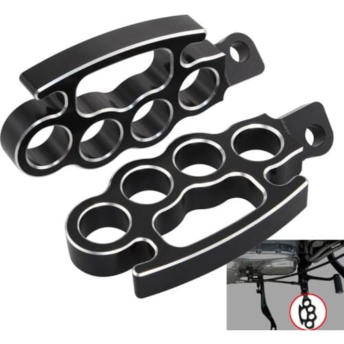 For Harley V-Rod Sportster 883 1200 XL Dyna Street Bob FXDB Softail Aluminum Moto Flying Knuckle Footpegs Footrests Custom Pedal