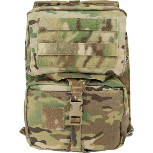Mayflower 500D CORDURA Tactical Hunting Hydration bag Assault Back Panel Attached Molle Bag for Plate Carrier - Multicam